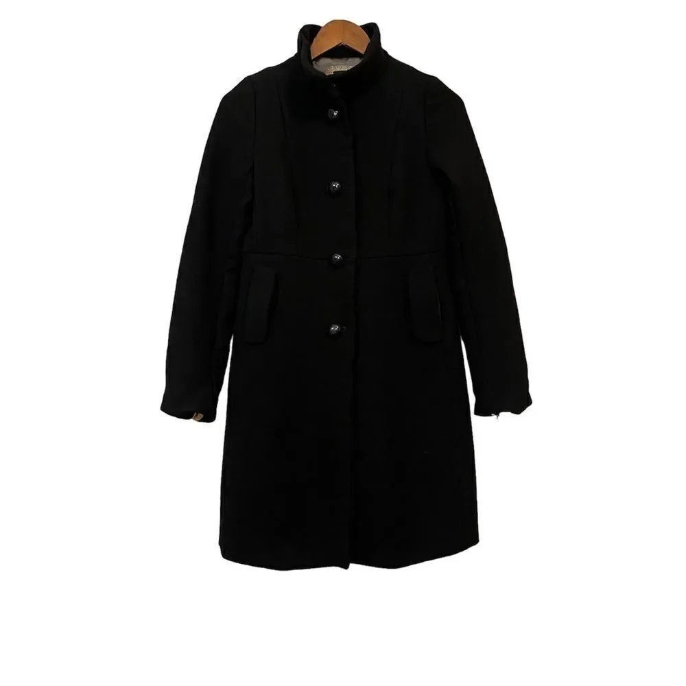 J. Crew Black Pea Coat - Picture 2 of 13